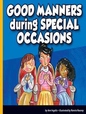 cover image of Good Manners during Special Occasions